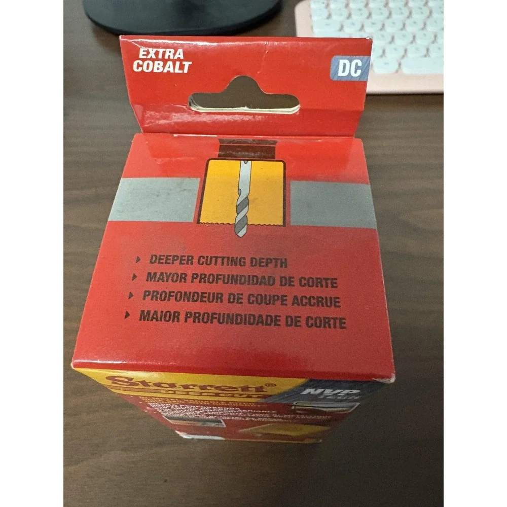 Starrett Deep‎ Cut Quickshot Bi-Metal Hole Saw 1-13/16 46mm Extra Cobalt DC